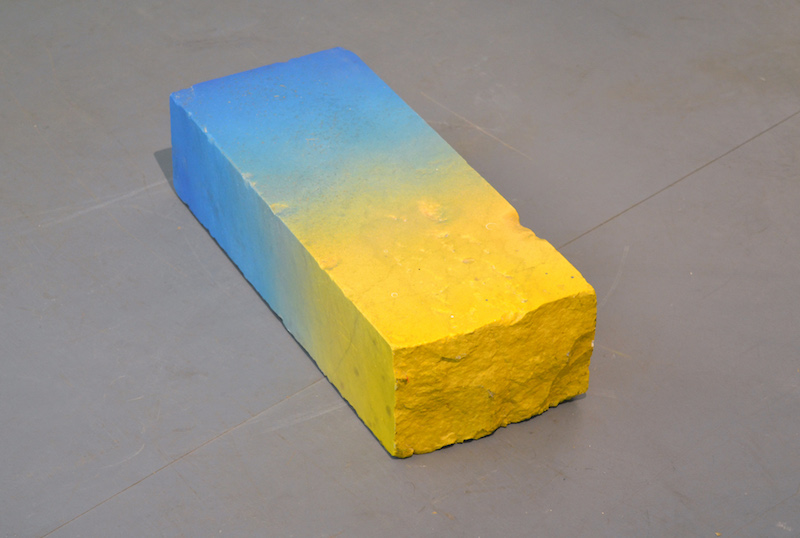 Mark Hosking, 'Marble/Fade', 2014, spray-painted marble, 13 x 20 x 47 cm.